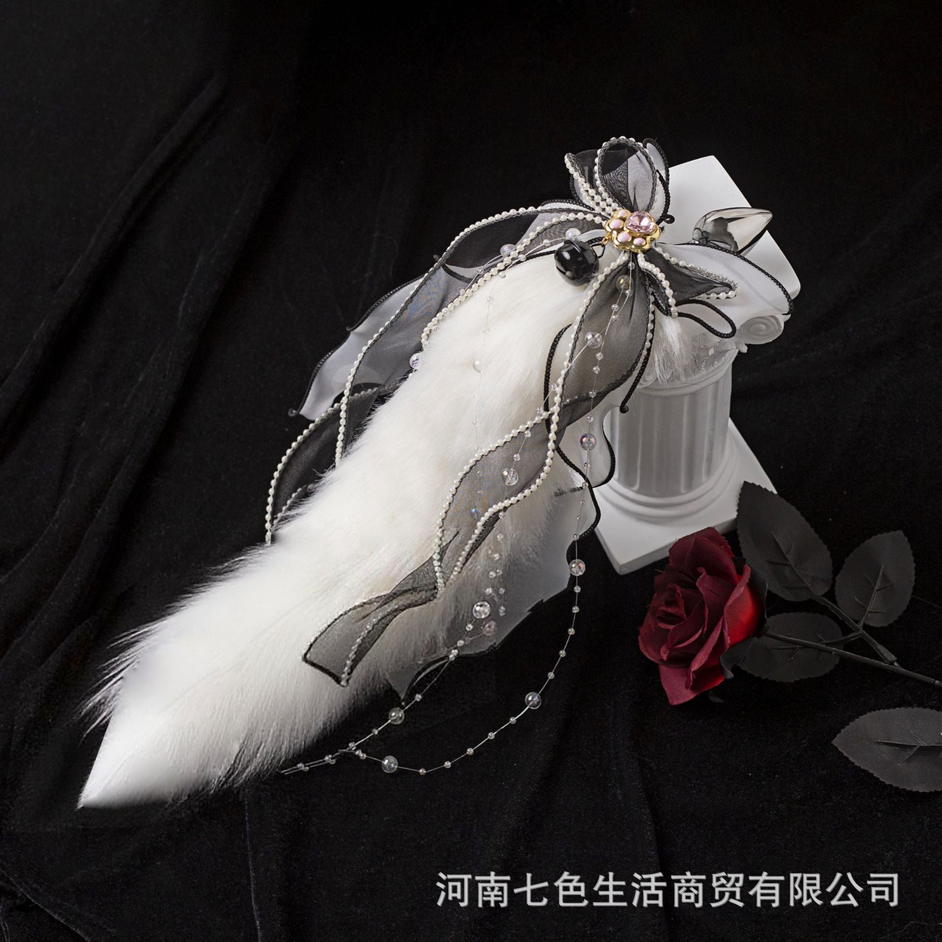 Image of SM Sex Fun Backyard Supplies Silicone Cat Paw Tail Anal Plug Backyard Products Female Masturbation Adult Femdom Props